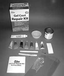Marine Coat One Gel Coat Repair Kit for Boats, Repairs Nicks Holes on  Fiberglass Hulls with MEKP Hardener for Hard Cure & Complete Color Match  Kit (6