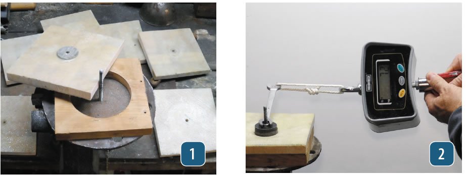 Cored laminate samples
